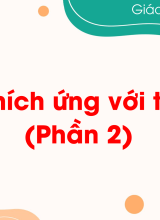 Bài 7. Thích ứng với thay đổi (Phần 2)